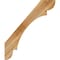 Ekena Millwork 4"W x 34"D x 40"H Olympic Rough Sawn Knee Brace, Western Red Cedar BRC04X34X40OLY00RWR - alternate 2